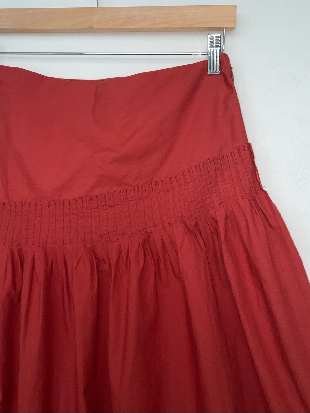 Topshop Pintuck Poplin Maxi Skirt - Picture 5 of 9